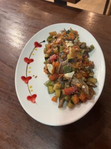 Salteado de verdura del huerto a la sartén